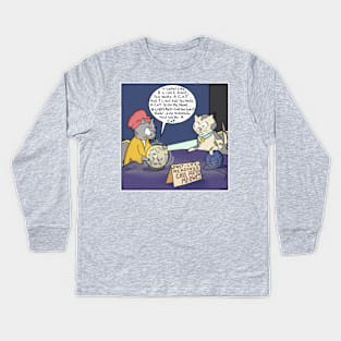 Call Me Meow Kids Long Sleeve T-Shirt